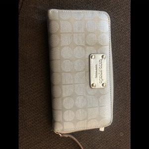 Silver Kate Spade wallet
